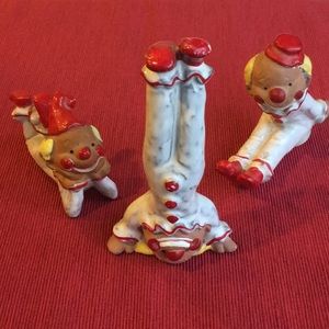 NAPCOWARE Set 3 Clowns Figurines
